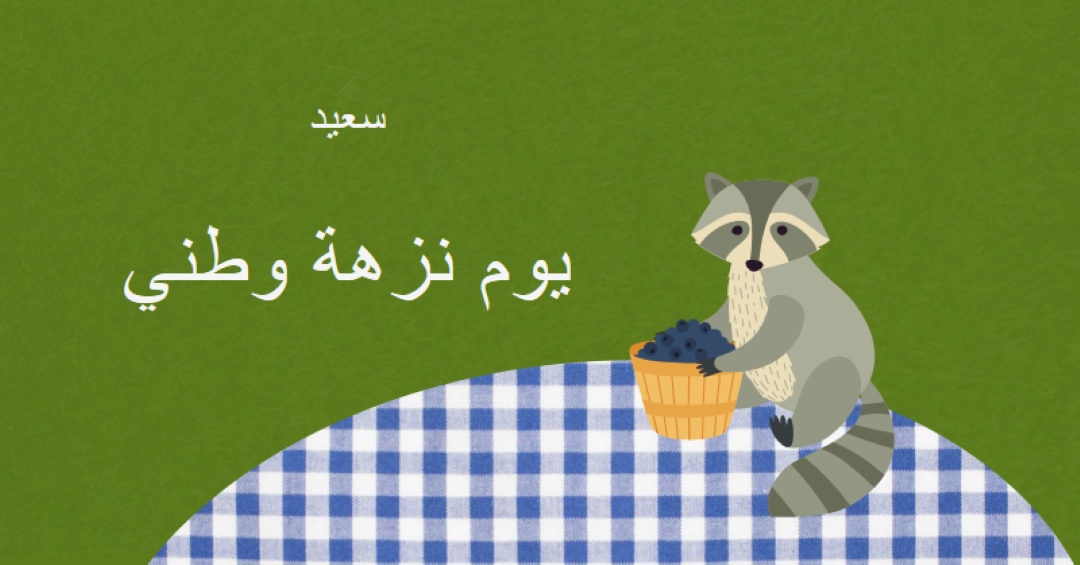 يوم نزهة وطني سعيد green whimsical-color-block