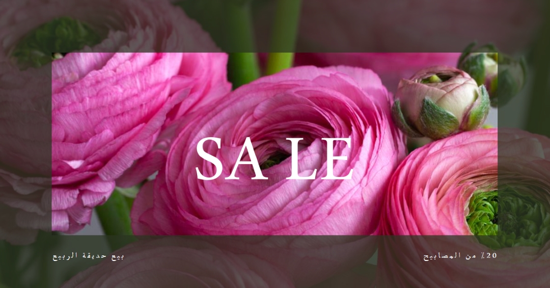 حدائق الربيع pink modern-simple