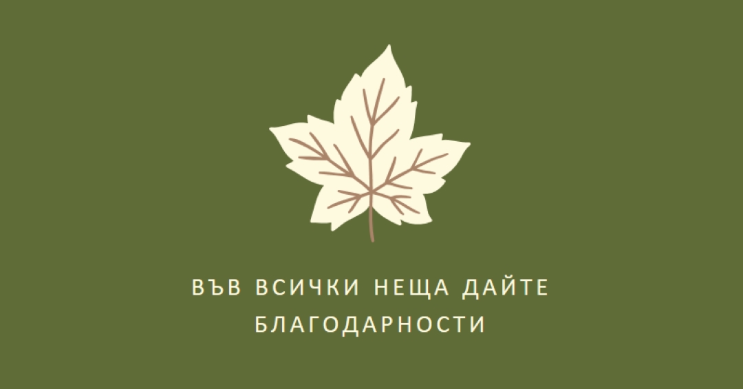 Отношение на благодарност green modern-simple