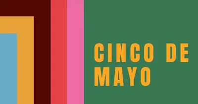 Celebrating Cinco de Mayo green modern-color-block