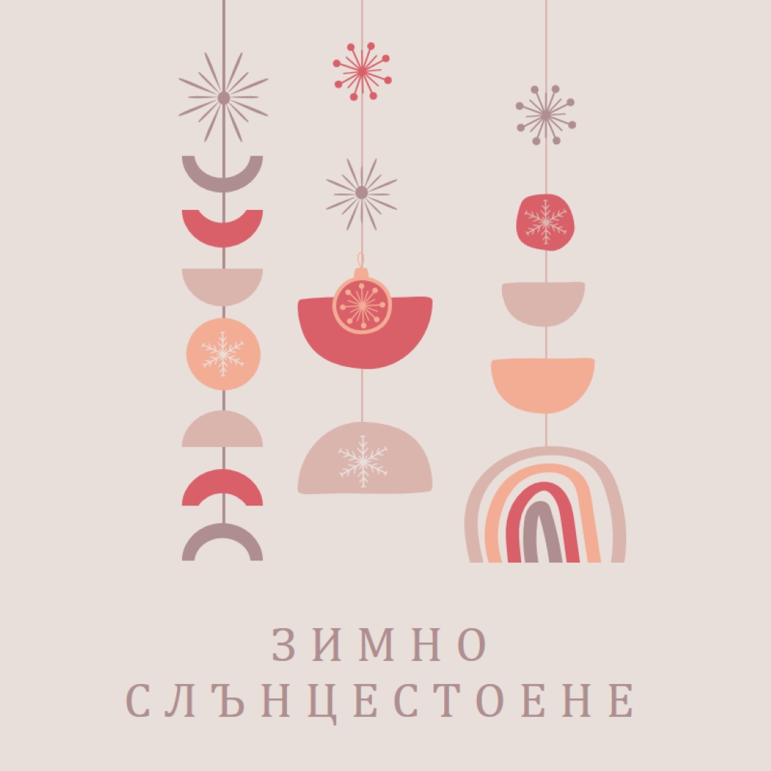 Прекрасно зимно слънцестоене gray organic-boho