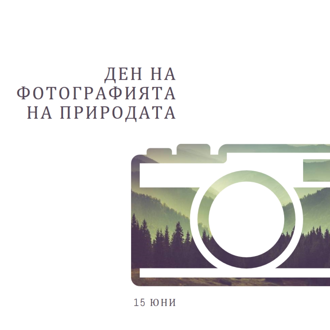 Ден на фотографията на природата white modern-simple