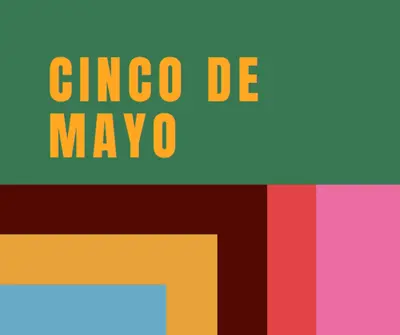 Celebrating Cinco de Mayo green modern-color-block