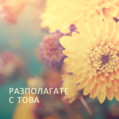 Просперяващи листенца yellow modern-simple