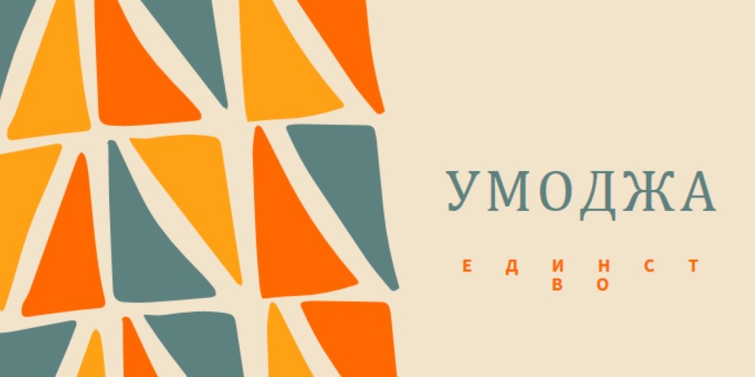 Празнуваща Умоя brown whimsical-color-block
