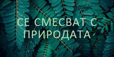 Смесвайте се с природата green modern-simple