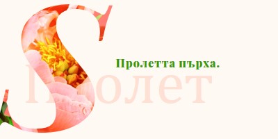 Пролетно тента pink vintage-botanical