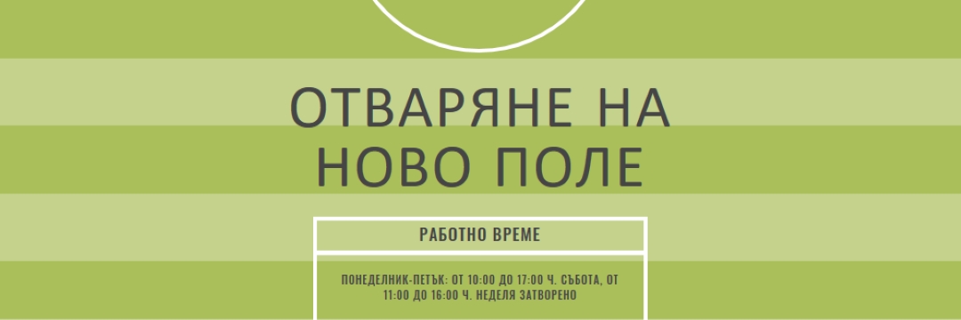 Цели на полето green modern-geometric-&-linear