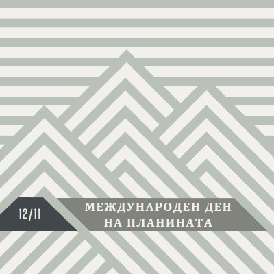 Международен ден на планината gray modern-geometric-&-linear