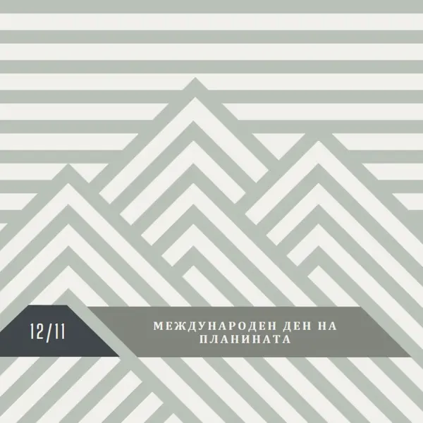Международен ден на планината gray modern-geometric-&-linear