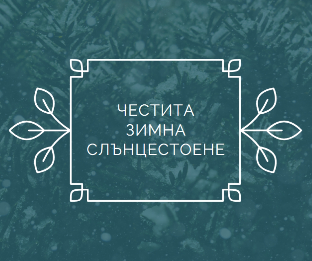 Зимно слънцестоене green modern-simple
