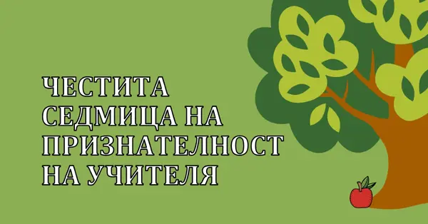 Честита седмица на признателност на учителя green whimsical-color-block