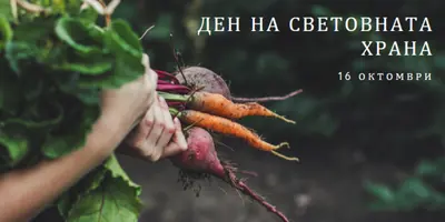 Празнуващ Световен ден на храните green modern-simple