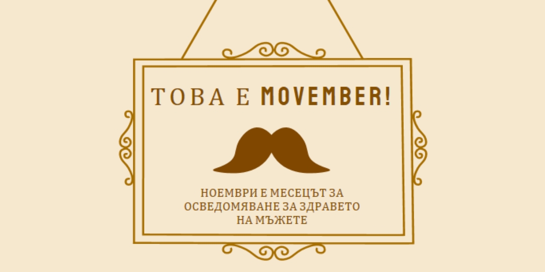Мустаци за ноември brown vintage-retro