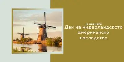 Ден на нидерландското американско наследство brown modern-simple