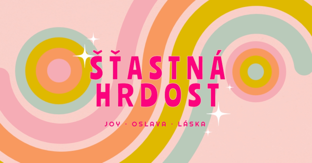 Radost, oslava, láska pink vintage-retro