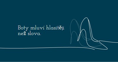 Život ve vysokém životě blue whimsical-line