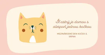 Kočky jemné pink whimsical-color-block