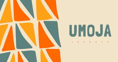 Oslava Umoja brown whimsical-color-block