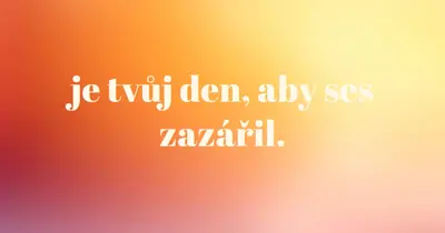 Milostný přechod orange modern-simple