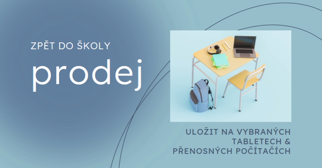 Zpět ke školnímu výprodeji blue modern-simple