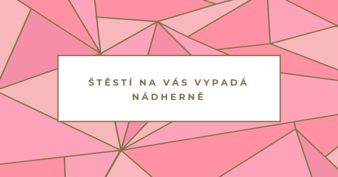Šťastné návraty pink modern-simple