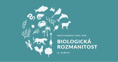 Oslavte Světový den biologické rozmanitosti blue modern-simple