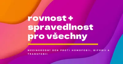 Mezinárodní den proti homofobii purple modern-bold