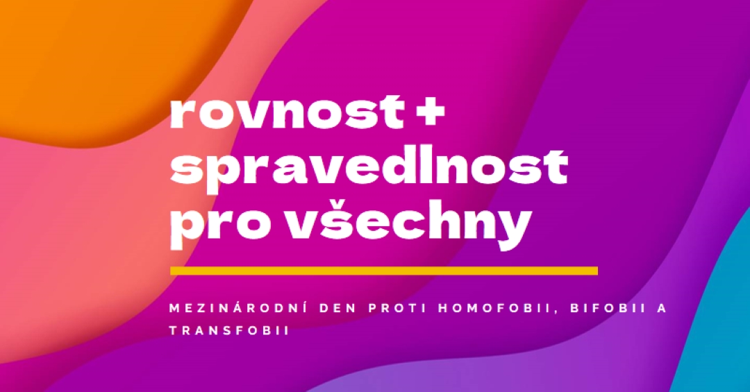 Mezinárodní den proti homofobii purple modern-bold