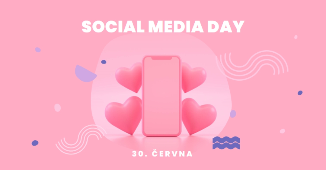 Srdce a následovníci pink modern-bold