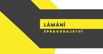 Blesk zpráv yellow modern-bold