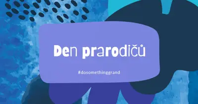 Udělejte něco velkého. blue organic-simple
