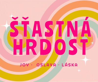 Radost, oslava, láska pink vintage-retro