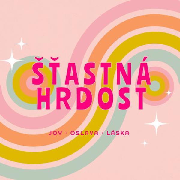 Radost, oslava, láska pink vintage-retro