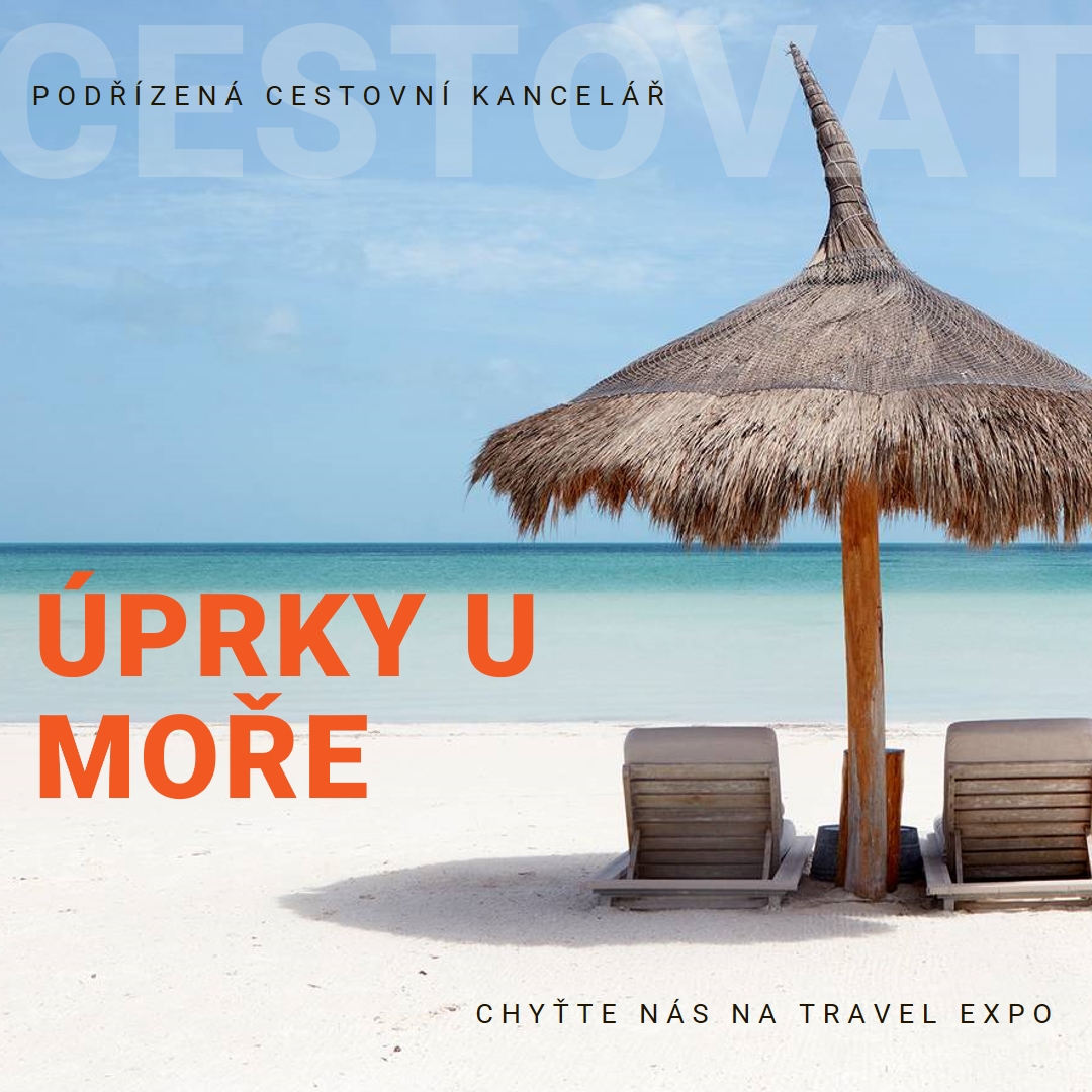 Útěk u moře blue modern-bold