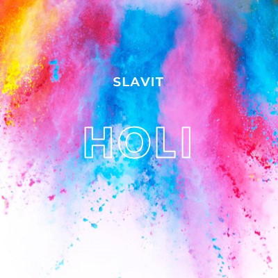 Šťastný Holi white modern-bold