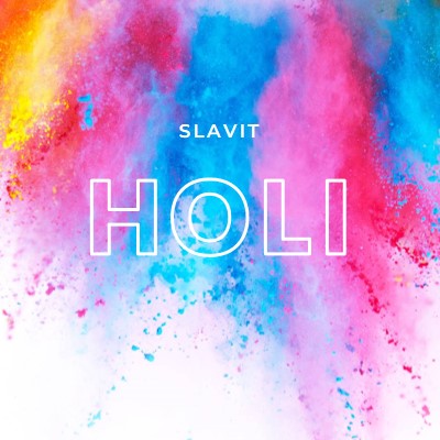 Šťastný Holi white modern-bold