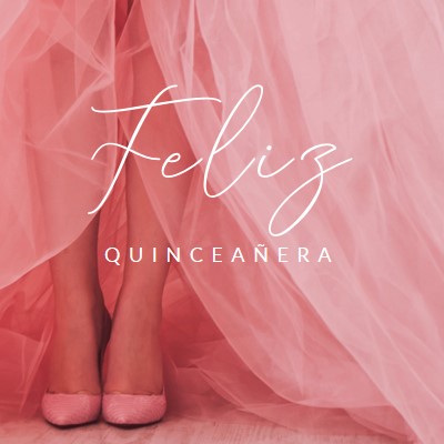 Barvy quinceanera pink modern-simple