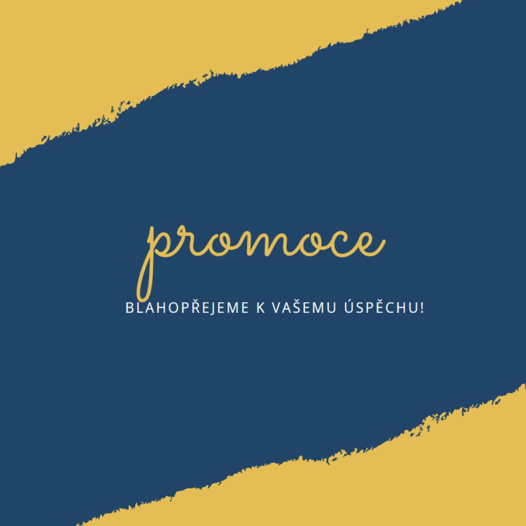 Diplomové vzrušení yellow modern-simple