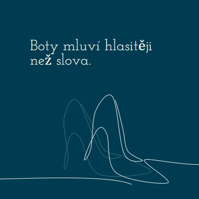 Život ve vysokém životě blue whimsical-line