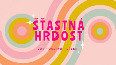 Radost, oslava, láska pink vintage-retro