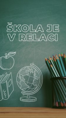 Škola je v relaci green modern-simple