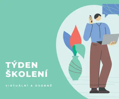 Týden školení green modern-color-block