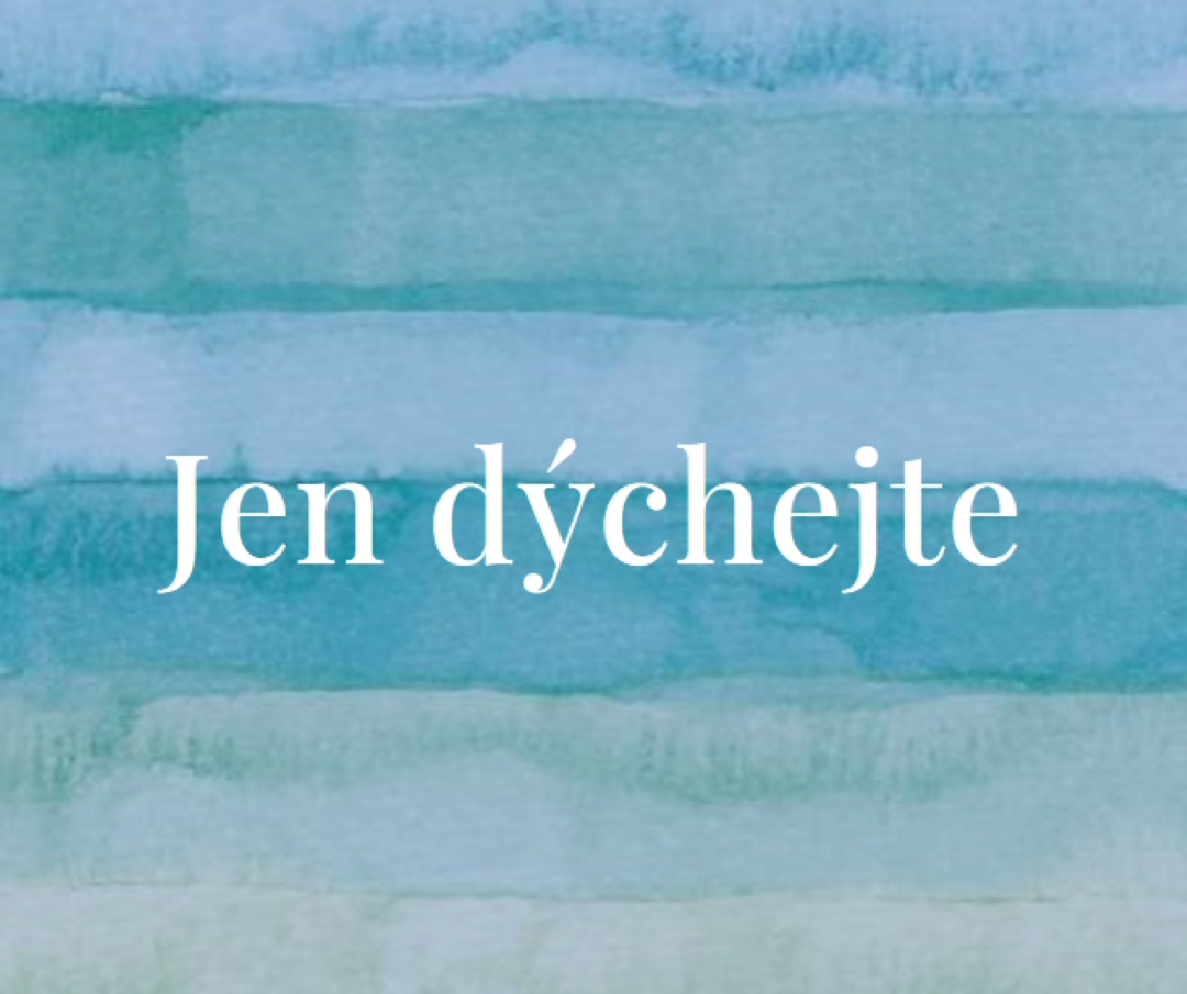 A dýchejte blue modern-simple