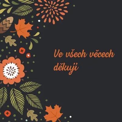 Děkujeme. black vintage-botanical