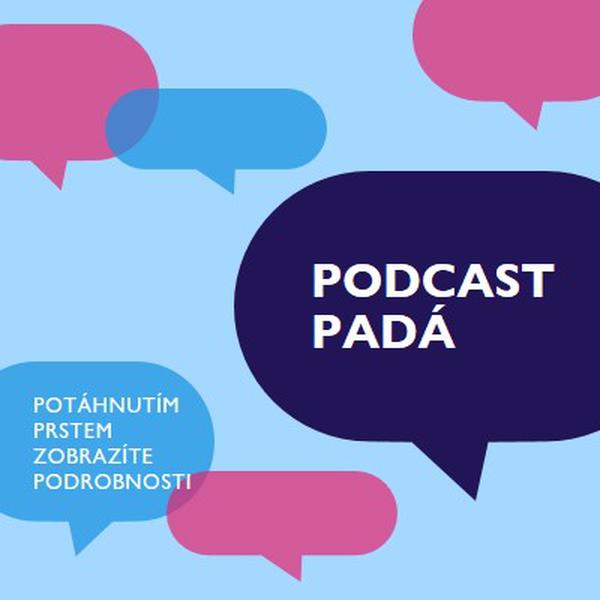 Podcast se teď vyřazovat blue modern-color-block