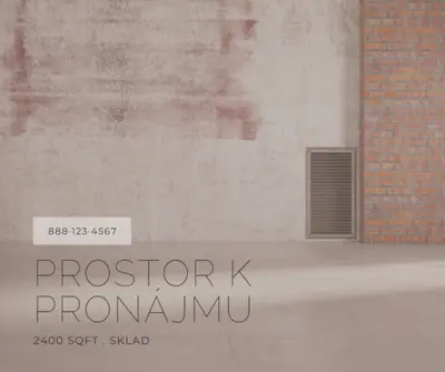 Prostor k pronájmu brown modern-simple