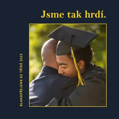 Jsme tak hrdí black modern-simple