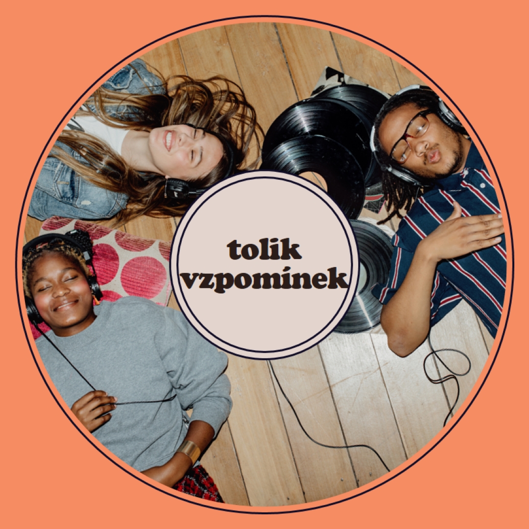 Tolik vzpomínek orange vintage-retro