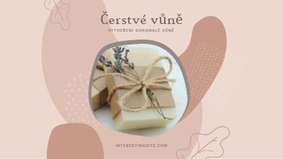 Čerstvé vůně pink organic-boho